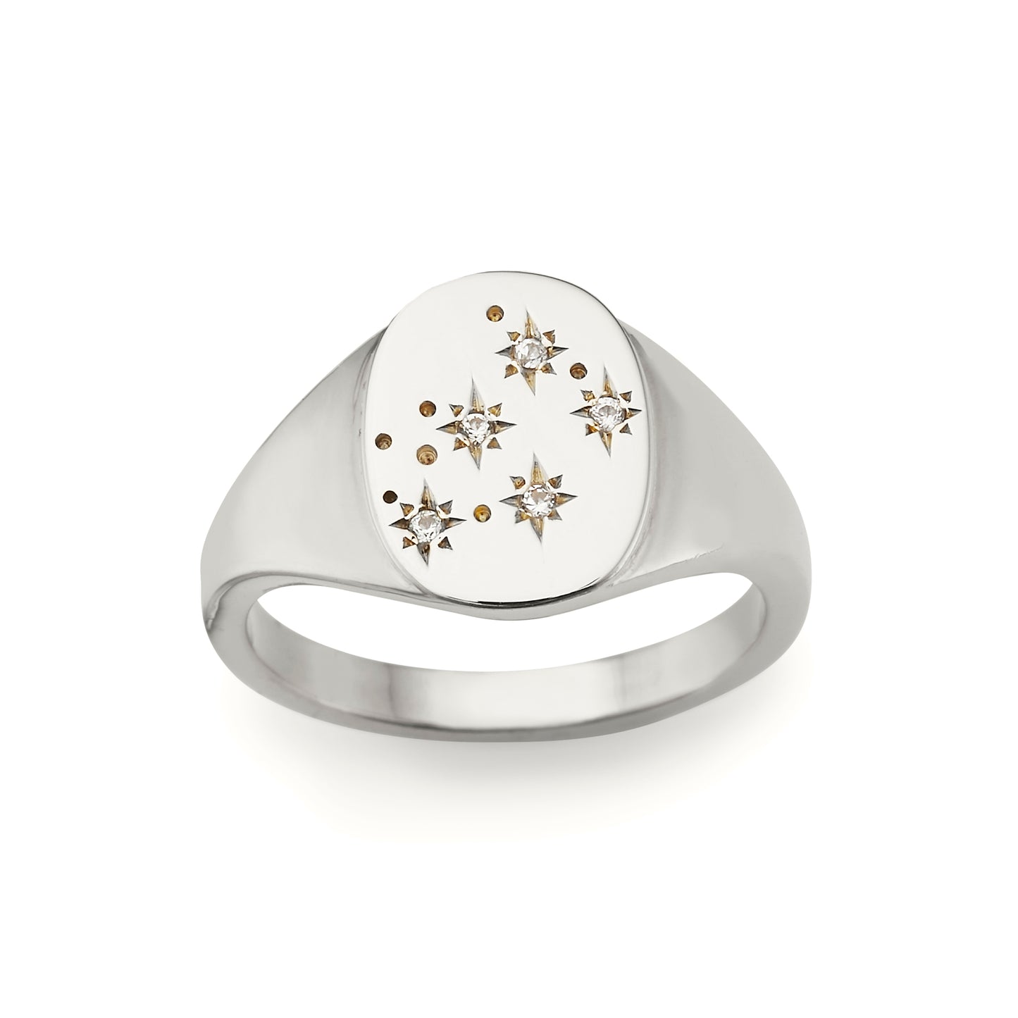 Astrology Signet Ring - Aquarius