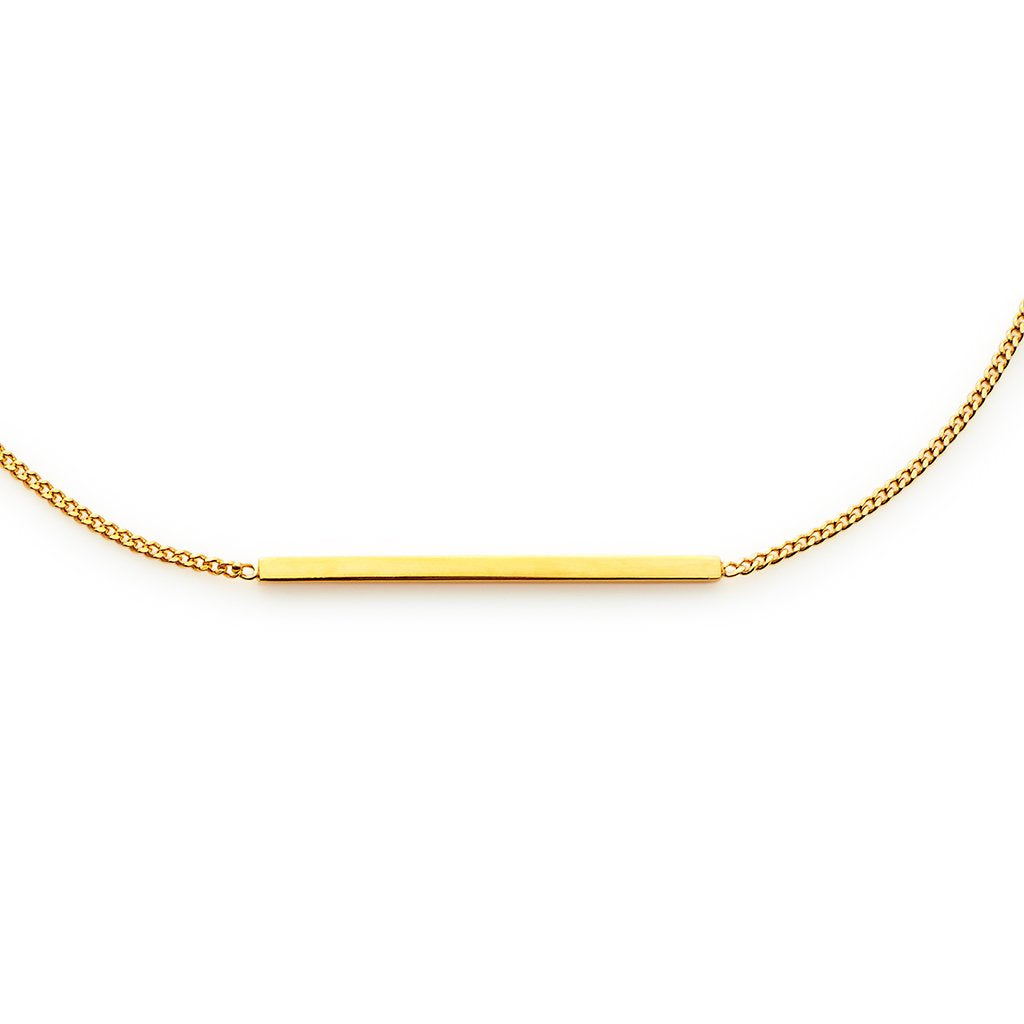 Fine Bar Necklace