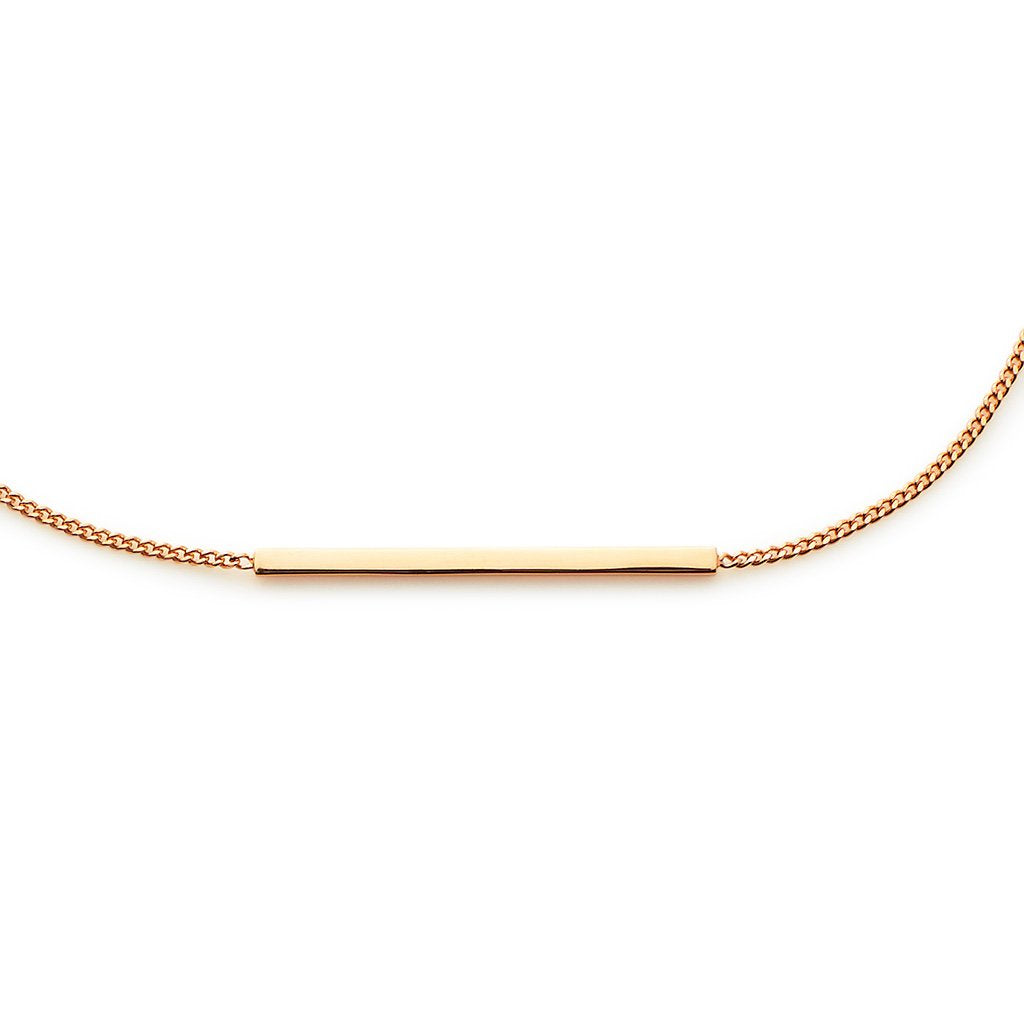 Fine Bar Necklace